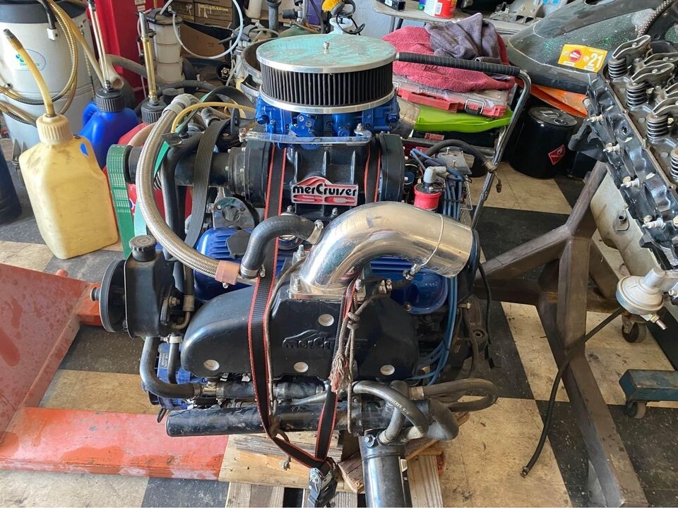 Mercruiser 454 7.4L Marine Gas Engine Low Hours SC HIGH