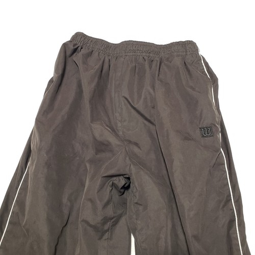Pantaloni da pista Wilson vintage uomo M sportivi foderati zip tasche zip gambe - Foto 2 di 8
