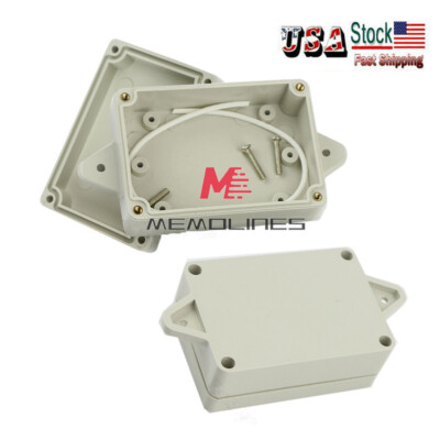 Waterproof 85x58x33mm Plastic Electronic Project Cover Box Enclosure Case USA
