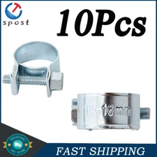 10PCS 3/8" FUEL INJECTION HOSE CLAMP / AUTO Fuel Clamps (14-16mm) New