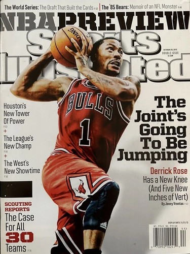 Derrick Rose Bulls 2013 Sports Illustrated NBA Preview Newsstand NO LABEL