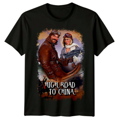 High Road to China (1984) Movie Poster Inspired T-Shirt Retro Tee Unisex