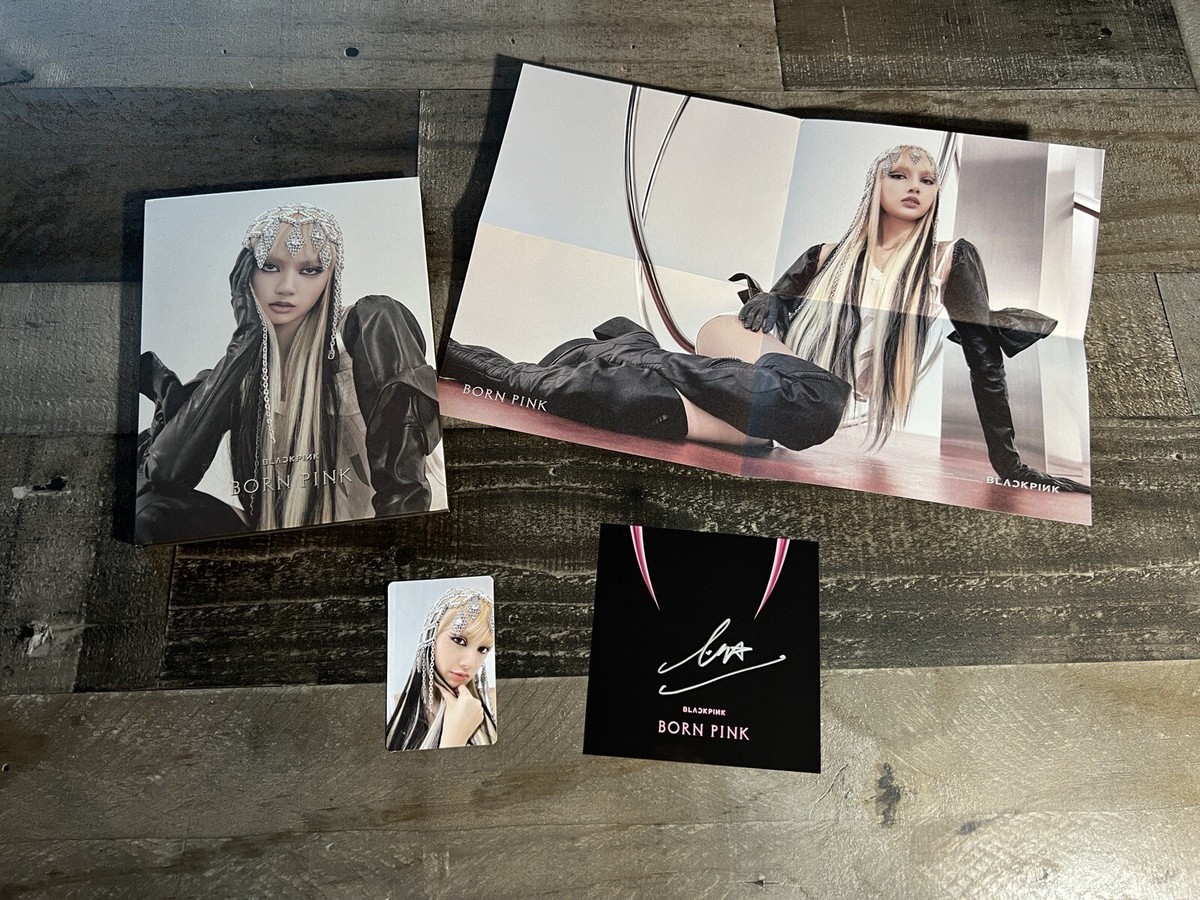 BLACKPINK リサ 直筆サイン「BORN PINK」購入特典カード LISA BLACKPINK SIGNED 