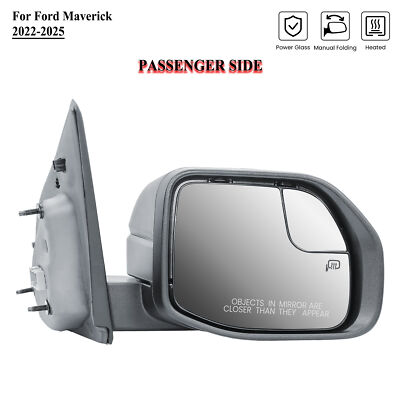 #ad Passenger Right Side Door Mirror Electric And Heated For 2022 2025 Ford Maverick $73.25