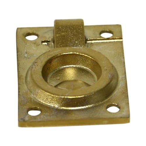 Alastin Brass Plating Boat Hatch Pull Handle 62mm*45mm Flush Ring Lift Handle - Imagen 7 de 11