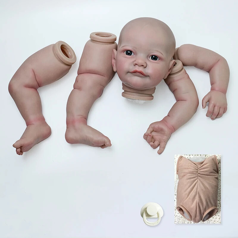 24inch Painted Tobiah Reborn Doll Kits Blank Mold Vinyl with COA