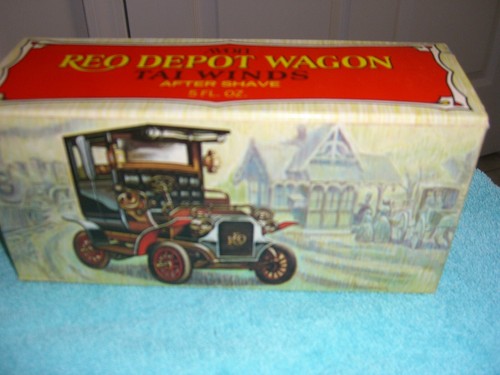 Vintage Avon Postkutsche & REO Depotwagen Tai Winds After Shave Neu! - Bild 2 von 4
