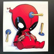 3pc 4"x5" SKOTTIE YOUNG LIL BABY DEADPOOL VINYL STICKER DECAL Weather-resistant 