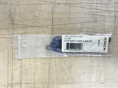 J&D Custom Strings 15266 D-75 SOFT YOKE CABLES 1-Pair - 34.5 Inch