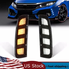 DRL for Honda Civic Type R 2017-2021 LED Daytime Running Fog Light Dynamic Turn