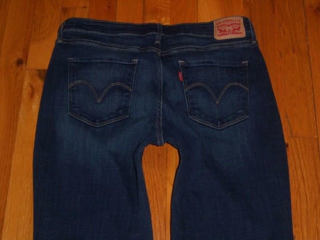 levi's mid rise super skinny jeans