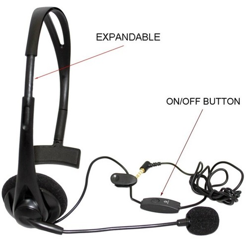 For Galaxy A12/A32/A42/A52/A72 Earphone w Mic Wired Mono Headphone Headset 3.5mm - Picture 2 of 6
