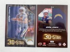 2009 Upper Deck 3D Stars Lenticular #31 - PHILIP RIVERS - San Diego Chargers