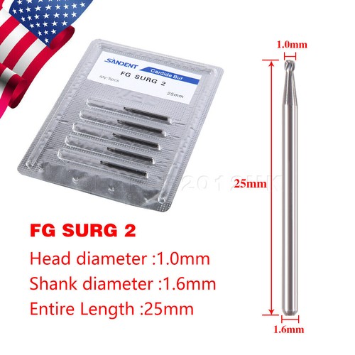 Dental (Surgical) Round Tungsten Carbide Bur FG Burs For High Speed Handpiece - Picture 39 of 47