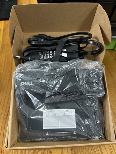 Genuine Dell PR03X / K07A E-Port Replicator Docking Station With 130W PA-4E JU012 AC Adapter