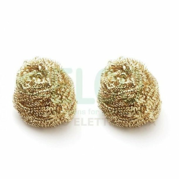 T0051384099 Confezione Lana Ottone Paglietta per Weller WDC - 2 pezzi