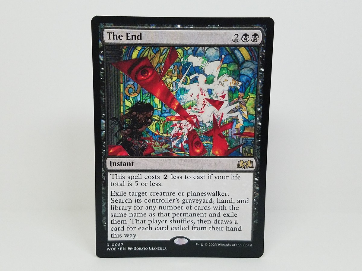 MTG: Wilds of Eldraine (WOE): (0087) The End (R) - Rare, Un