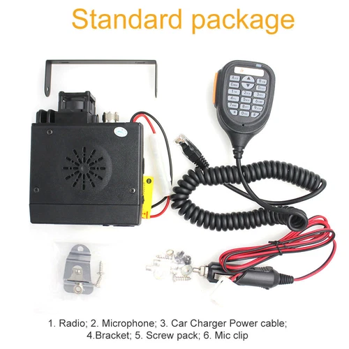 Baojie BJ-218 radioamatore mobile dual band 25 W CTCSS radio bidirezionale walkie talkie - Foto 10 di 10
