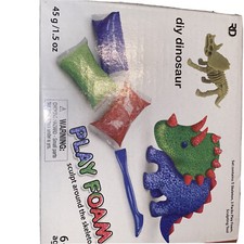 Play Foam Sculpting Craft Sets 2 Dinosaur NEW-IN-BOXES
