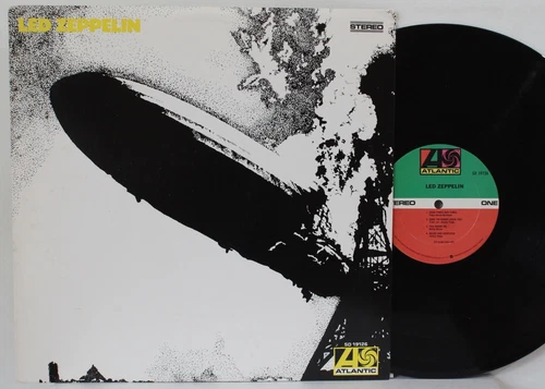 LED ZEPPELIN self titled LP (Atlantic SD 19126) EXCELLENT Yellow Text Variant
