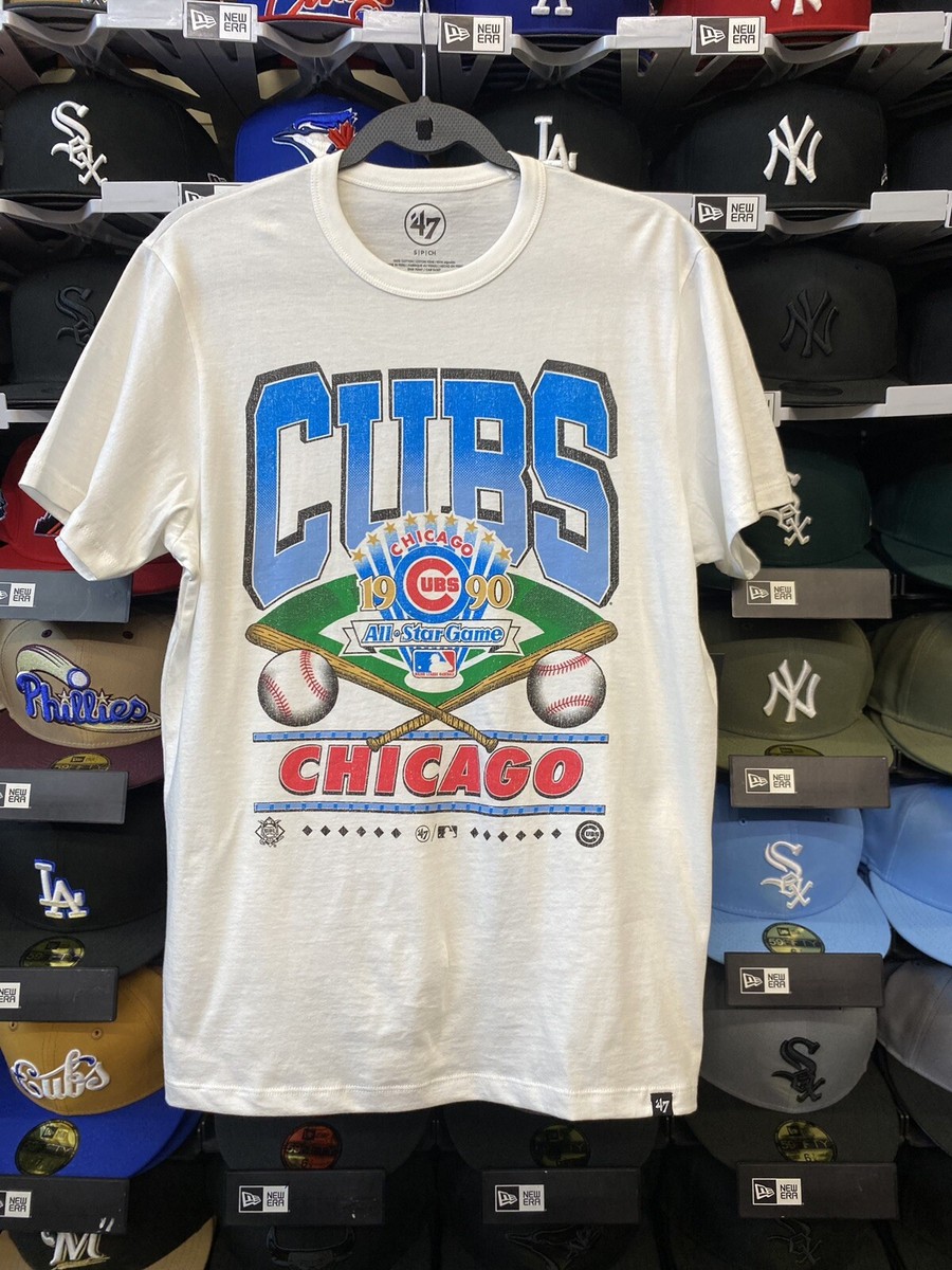 Chicago Cubs 1990 All Star Game Vintage Offwhite Tshirt (Sz S) | eBay