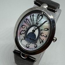 August Steiner Quartz Watch Unisex Silver Ova...