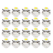20x White B8.4D LED Instrument Panel Light Bulb For 05-06 CHEVROLET EQUINO