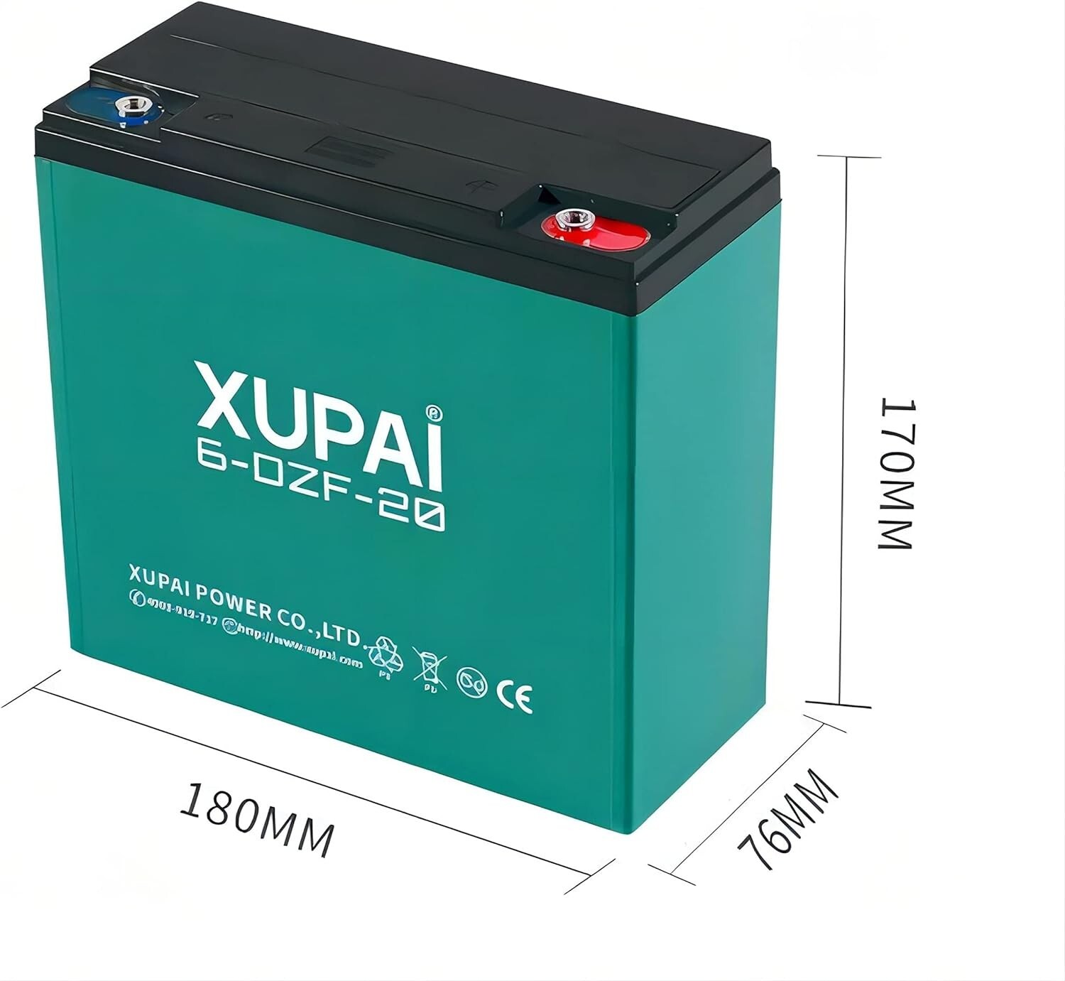 Produktbild von SECURA Gel-Batterie 12V 20Ah Kompatibel Mit Gardol GT90W