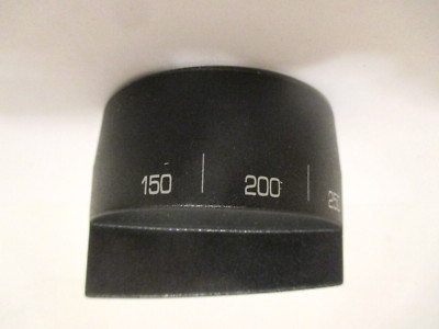THERMADOR RANGE BLACK THERMOSTAT KNOB #5040006608 KIP 5C73 150-500 DEGREES NEW