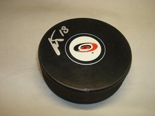 Radek Dvorak Signed Carolina Hurricanes Hockey Puck Autographed 1A