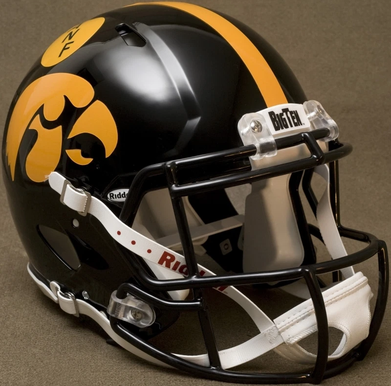 IOWA HAWKEYES "ANF" NCAA Riddell SPEED Full Size Replica Football Helmet