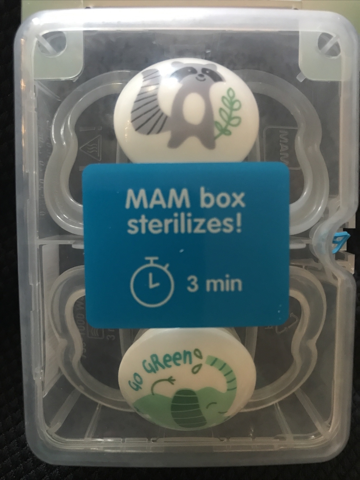 MAM Air Pacifiers 2 pack, Skin Soft Silicone Pacifiers 6+ Months ~ NEW ...