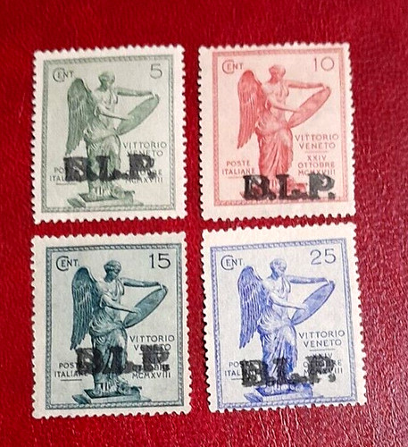 1922 KINGDOM BLP COMPLETE NOT ISSUED ONLY 80 SERIES OVERPRINT OF THE SECOND TYPE MHL *