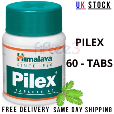HIMALAYA HERBALS Himalaya Pilex Herbals for hemorrhoids Piles Support - 60 Tabs UK Stock