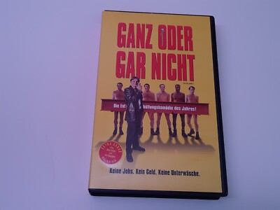 Ganz oder gar nicht 1997 VHS German PAL Video Großbox Robert Carlyle Tom Wilkins