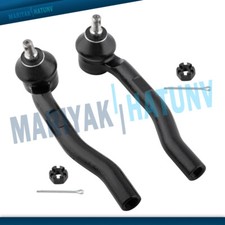 Par de extremos de barra de amarre exterior delanteros para Honda Fit Insight 2009 2010 2011 2012 13 2014
