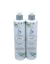 Saw Palmetto Infused Biotin Argan oil Botanical Shampoo and Conditioner, pack  2