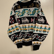 Vintage 90 s METRIX Sweater Youth Size 14 Unique Retro