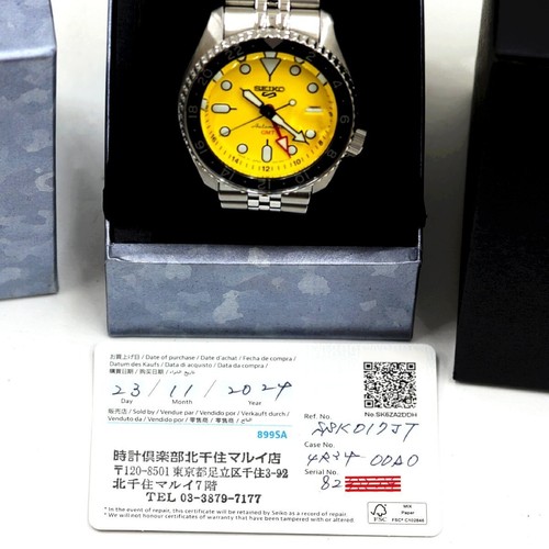 Seiko 5 Five Sports GMT SSK017JT 4R34-00A0 Working - Picture 7 of 8