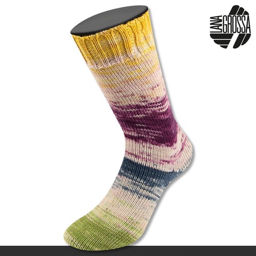 Lana Grossa 100 G Meilenweit 100 Dusk Stricken Socken Wolle Garn 13 Farben - Bild 3 von 40