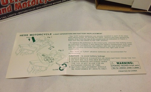 HESS 2000 Fire Truck & 40th Anniversary Sport Utility Vehicle + Motorcycle Lot  - Picture 6 of 8