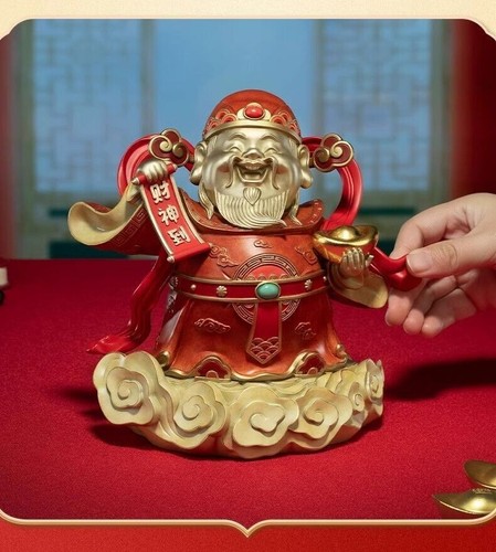 Statua animale elefante fortunato scolpito a mano dipinto bronzo puro Cina 7,5" - Foto 8 di 14