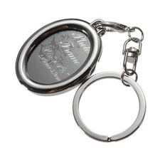 Keyring for Photo Oval Birthday Gift Photo