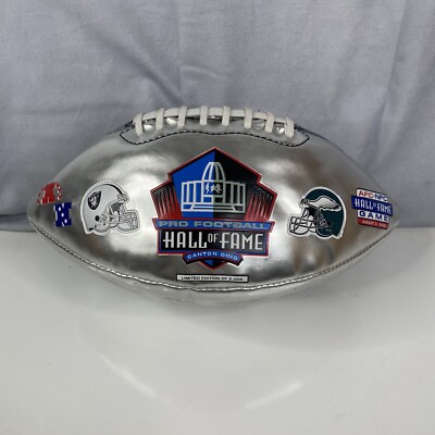Limited 2006 NFL Hall of Fame Game Football Raiders vs. Eagles SIGNED BY PLAYERS