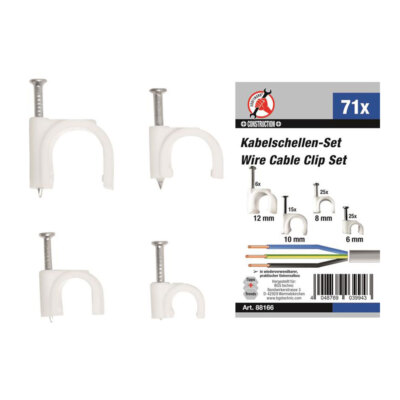 BGS-88166 Kabelschellen-Satz 71-tlg.