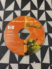 Shrek 2 HP Activity Pack CD ROM Projects Kids Craft Activity Disc Only