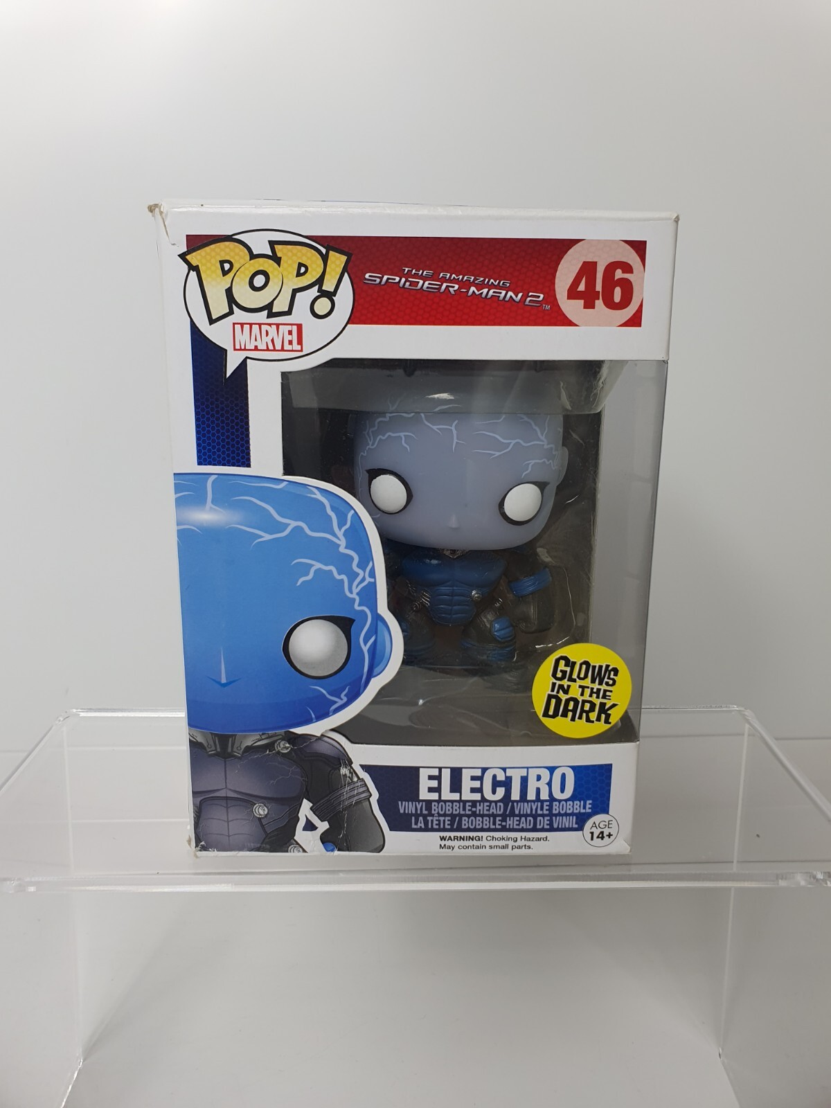 Funko Pop The Amazing Spider-man 2 Electro #46 Glow in the Dark GITD