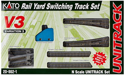 Kato N Scale ~ New 2025 USA ~ Yard Switching Set Variation V3 Track ~ 20-862-1