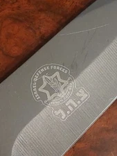 ISRAEL ARMY ZAHAL IDF COMBAT FOLDING KNIFE MILITARY TOTAL LENGTH 22.8CM LIMITED