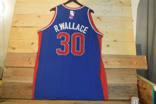 Rasheed Wallace Jersey Mitchell & Ness Mens HWC Blue Size 55 Throwback Hip-hop - Picture 4 of 8